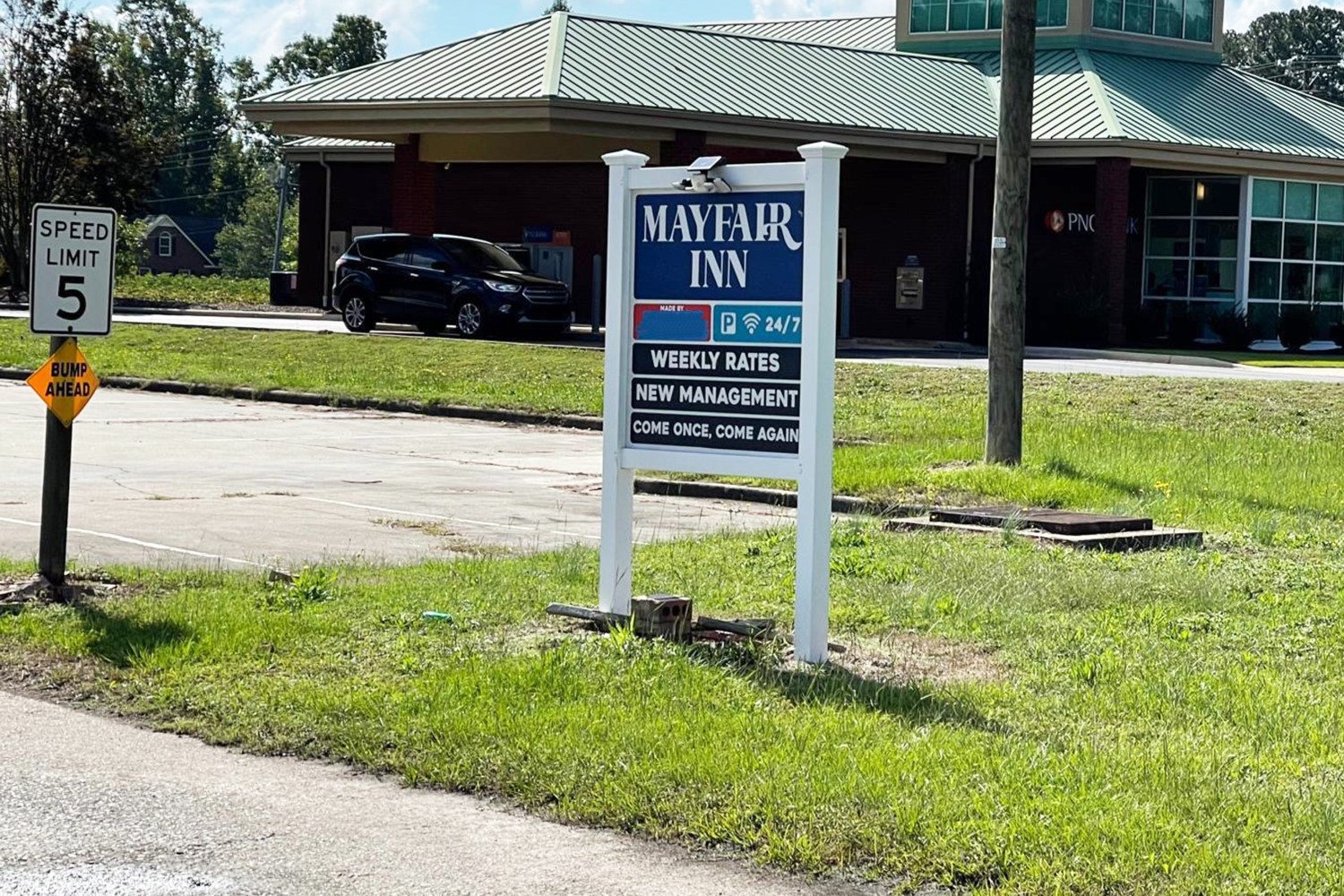 Mayfair Inn Entrance